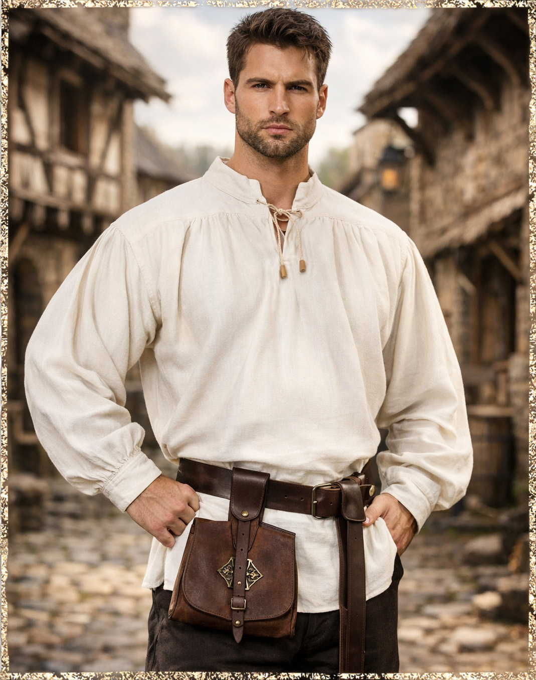 Mittelalterhemd natur